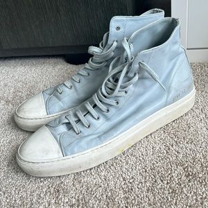Common Projects Light Blue High Tops